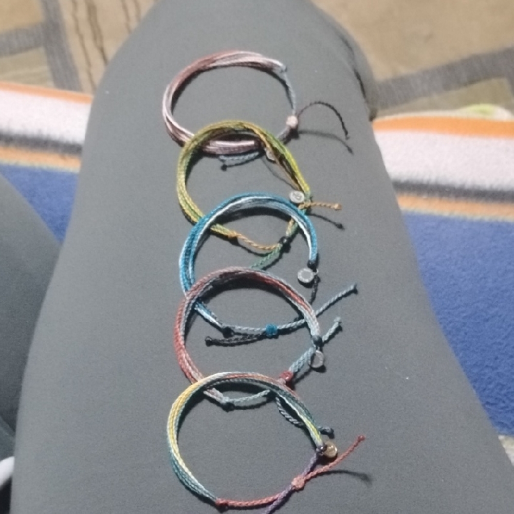 Pure Vida Colorful Woven Bracelets Set #3